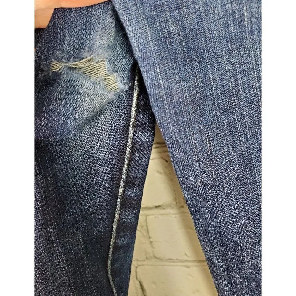 Madewell Skinny Jeans Dark Blue Size 27 Read - Picture 7 of 10